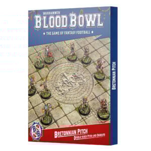 Bretonnian Team Pitch Double-sided Pitch and Dugouts Blood Bowl Warhammer 202-61 Box