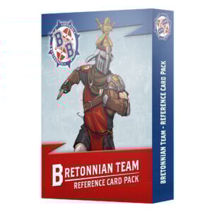 Bretonnian Team Reference Card Pack Blood Bowl Warhammer 202-55 Box