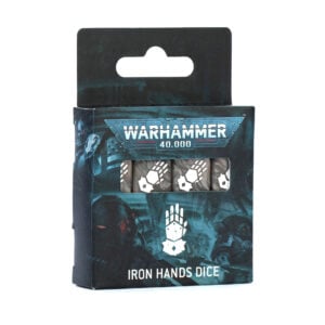 Dice Set of 16 Iron Hands Warhammer 40000 55-65 Box