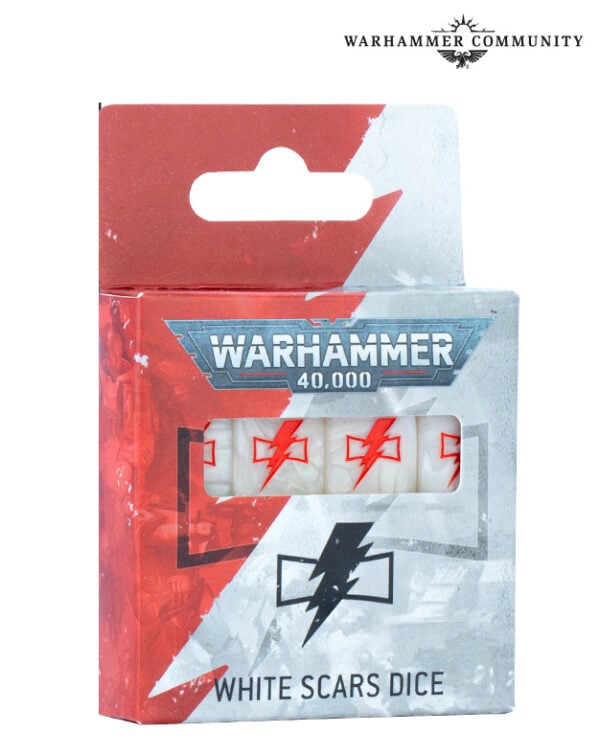 Dice Set of 16 White Scars Warhammer 40000 55-67