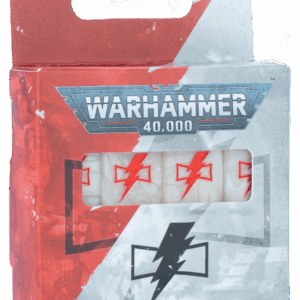 Dice Set of 16 White Scars Warhammer 40000 55-67 Box