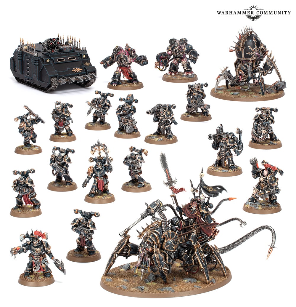 Hellforged Warband Battleforce Box Chaos Space Marines Warhammer 40000