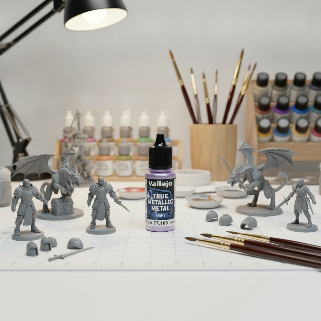 Celestial Violet Light 18ml True Metallic Metal Vallejo 77109