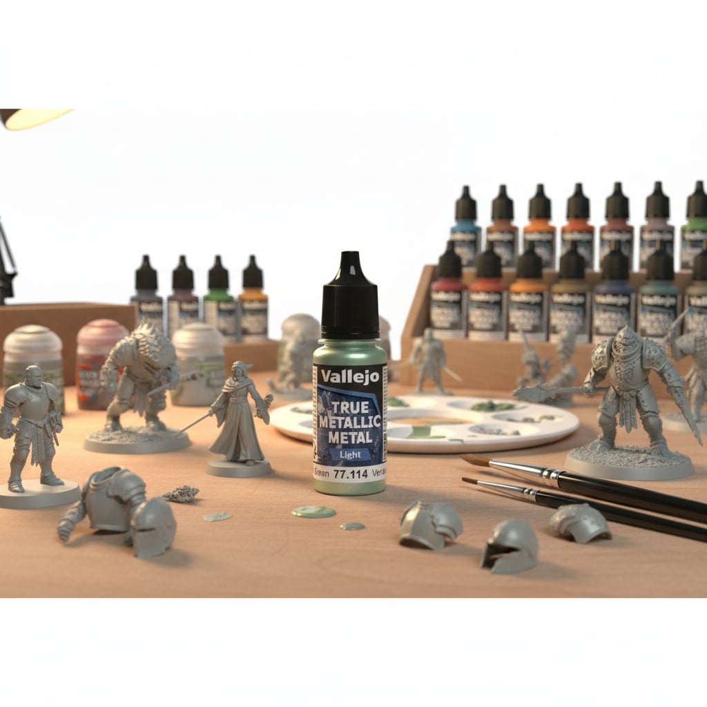 Dusken Green Light 18ml True Metallic Metal Vallejo 77114