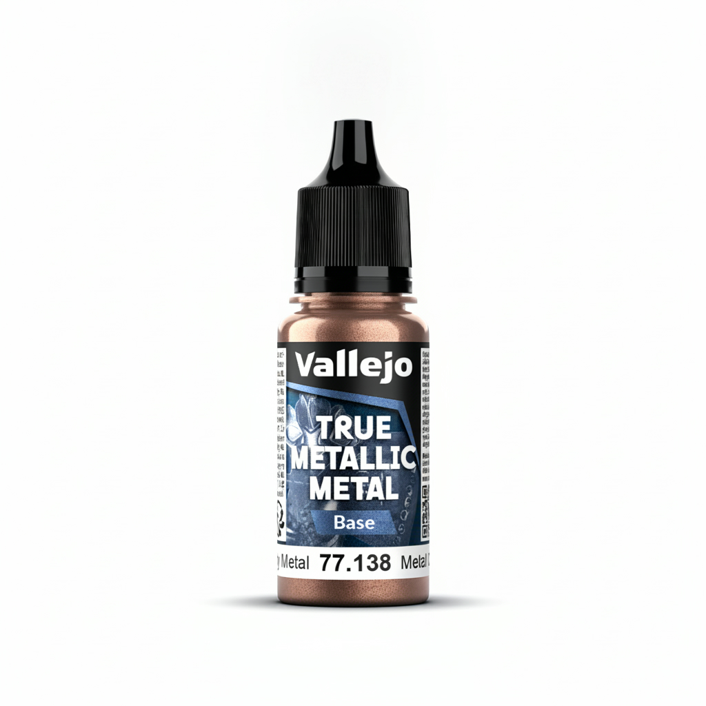 Rusty Metal Base 18ml True Metallic Metal Vallejo 77138