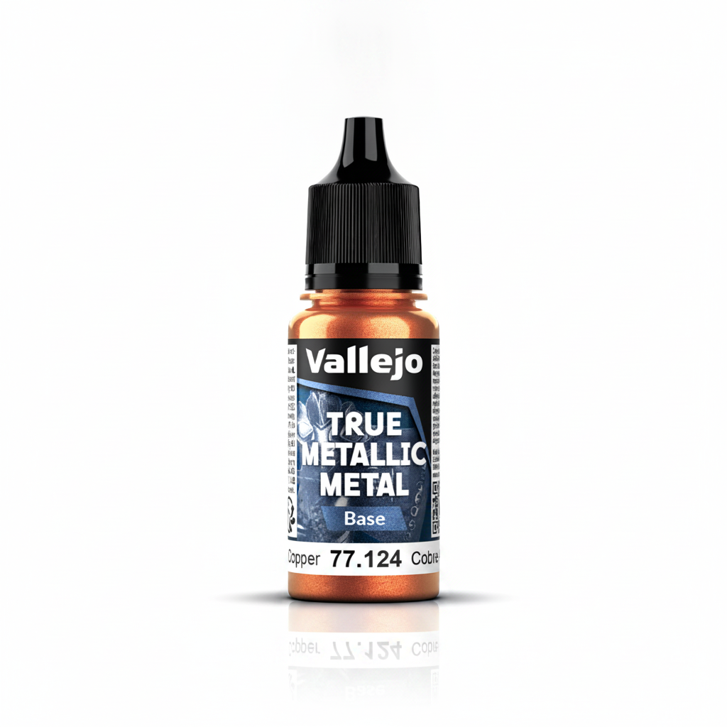 Ancient Copper Base 18ml True Metallic Metal Vallejo 77124