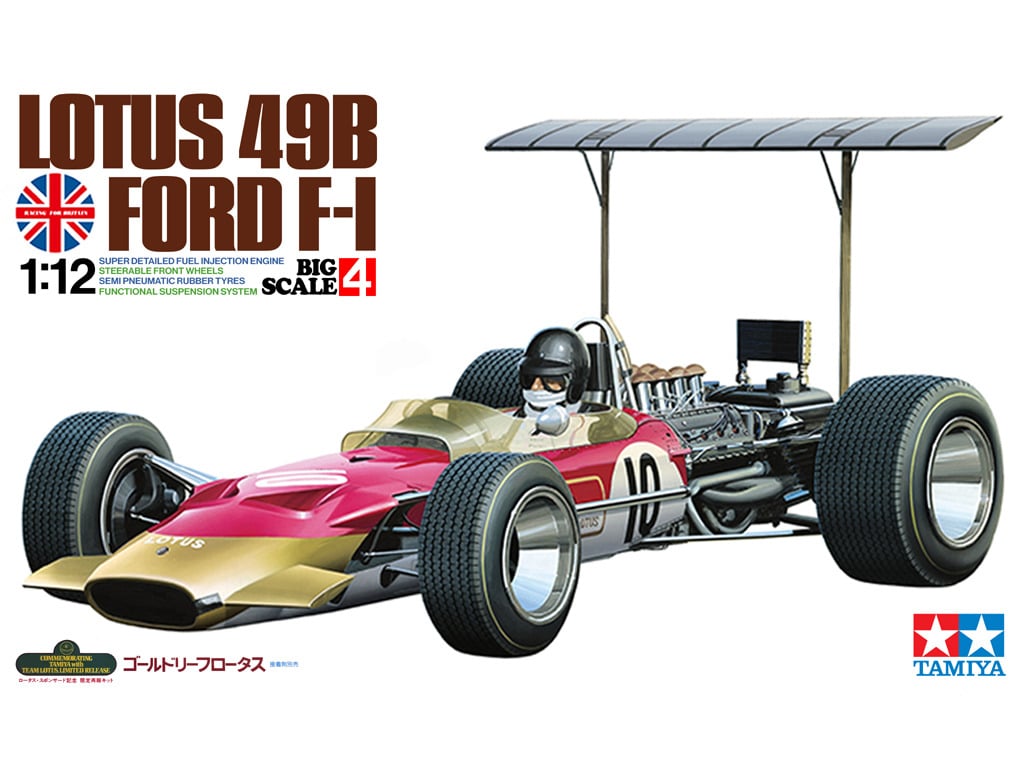Tamiya 1968 Lotus 49B Ford F-1 1/12 Scale 12004