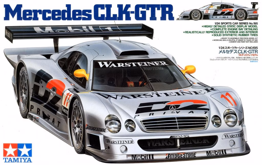Tamiya 1997 Mercedes CLK-GTR 1/24 Scale 24195