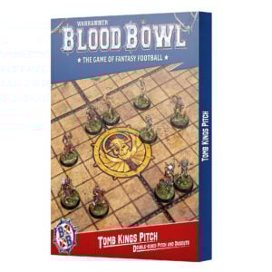 Tomb Kings Team Pitch Double-sided Pitch and Dugouts Blood Bowl Warhammer 202-60 Box