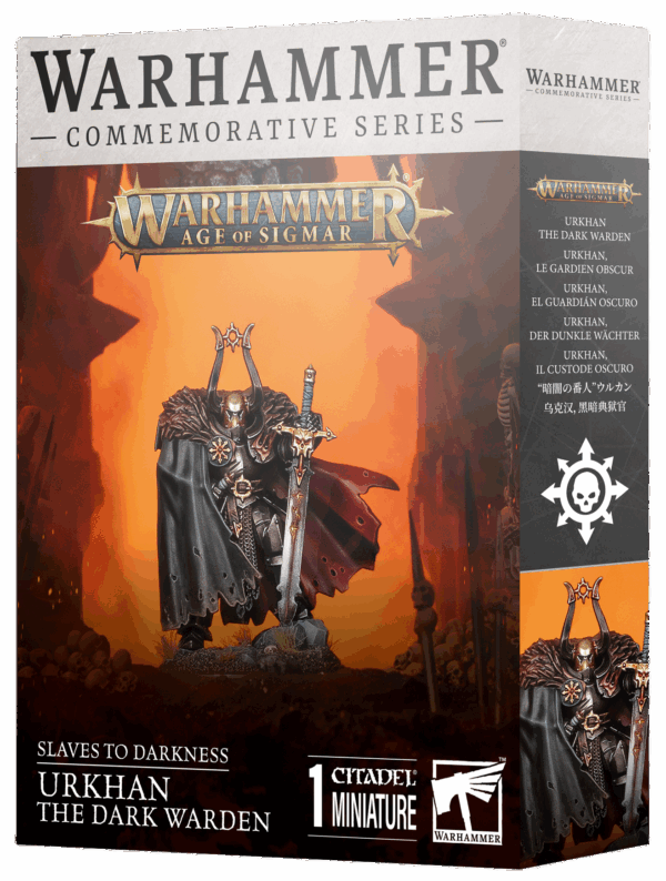 Urkhan The Dark Warden Commemorative Series Slaves to Darkness Age of Sigmar Warhammer 83-109 Box