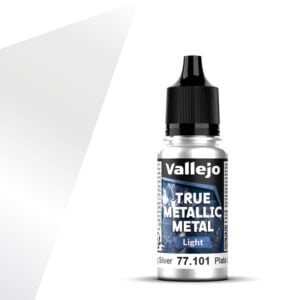 Sterling Silver Light 18ml True Metallic Metal Vallejo 77101