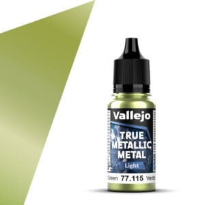 Amber Green Light 18ml True Metallic Metal Vallejo 77115