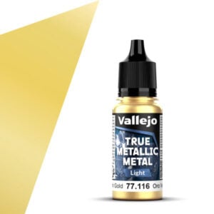 Greenish Gold Light 18ml True Metallic Metal Vallejo 77116