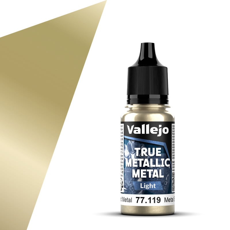 Aged Metal Light 18ml True Metallic Metal Vallejo 77119
