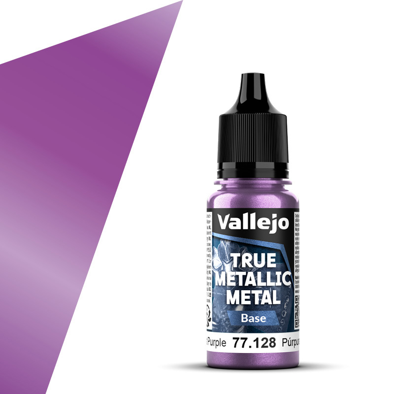 Amethyst Purple Base 18ml True Metallic Metal Vallejo 77128