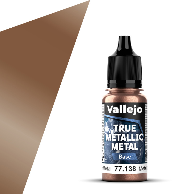 Rusty Metal Base 18ml True Metallic Metal Vallejo 77138