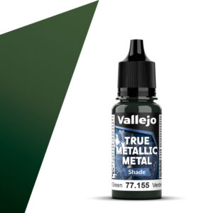 Amber Green Shade 18ml True Metallic Metal Vallejo 77155