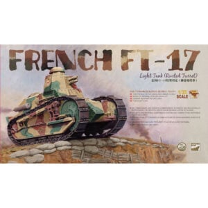 Meng French FT-17 Light Tank Riveted Turret 1/35 Scale TS-011