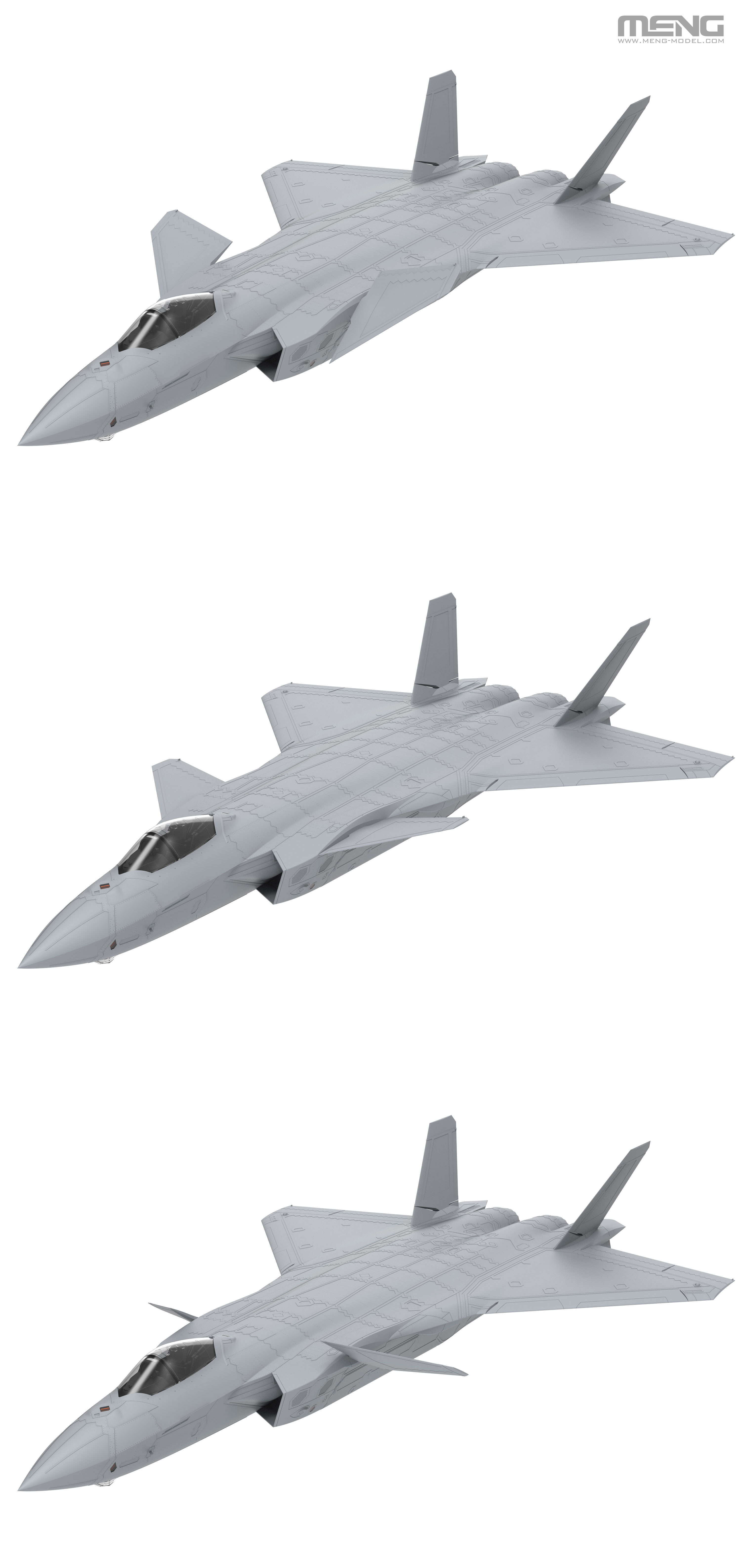 Meng Chinese J-20 Stealth Fighter 1/48 Scale LS-002