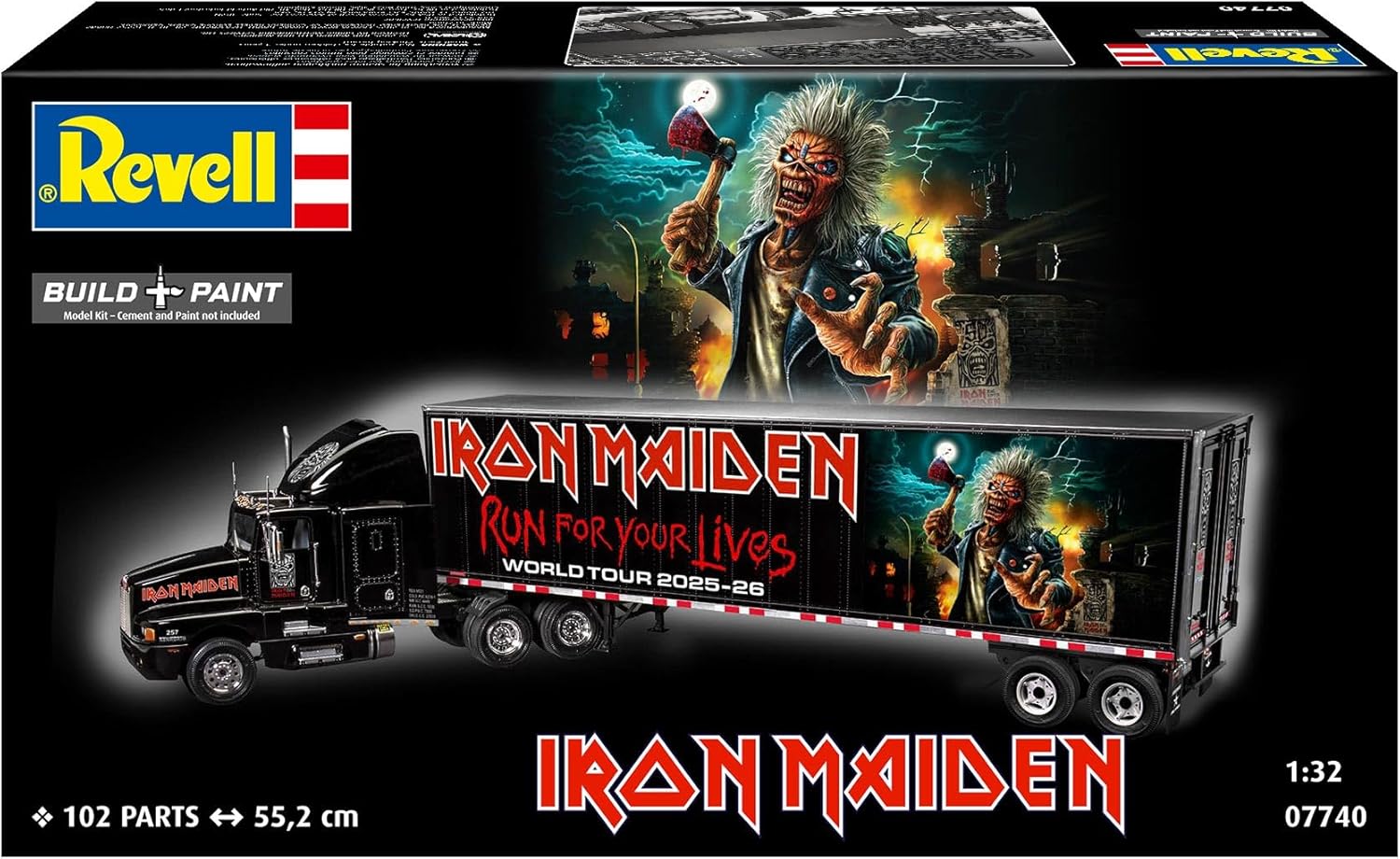 Revell Tour Truck Iron Maiden 50th Anniversary 1/32 Scale 07740