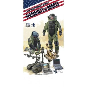 Meng US Explosive Ordnance Disposal Specialists and Robots 1/35 Scale HS-003