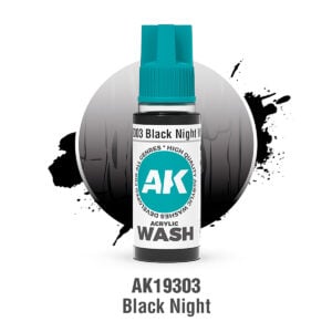 AK Interactive 3rd Generation Black Night Wash 18ml AK19303