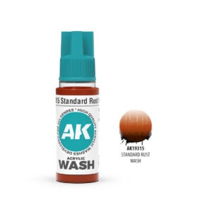 AK Interactive 3rd Generation Standard Rust Wash 18ml AK19315