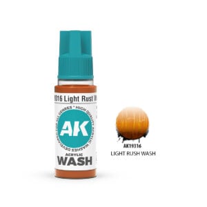 AK Interactive 3rd Generation Light Rust Wash 18ml AK19316