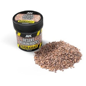 AK Interactive Desert Medium Rocks 100ml AK8307