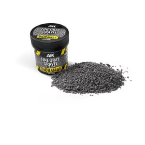 AK Interactive Fine Gray Gravel 1-3 Mm 100ml AK8308