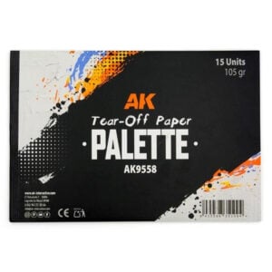 AK Interactive Tear-Off Paper Palette Pack of 15 Sheets AK9558