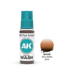 AK Interactive 3rd Generation Hazel Brown Wash 18ml AK19306