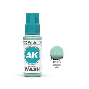 AK Interactive 3rd Generation Verdigris Wash 18ml AK19313