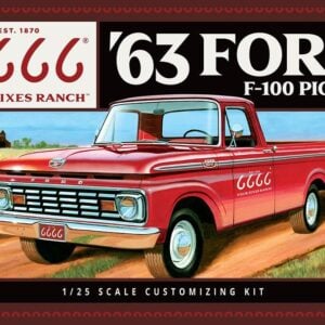 AMT 1963 Ford F-100 Pickup Four Sixes Ranch 1/25 Scale 1559