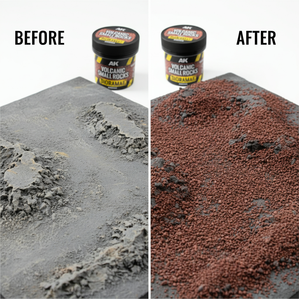 AK Interactive Volcanic Small Rocks 100ml AK8304
