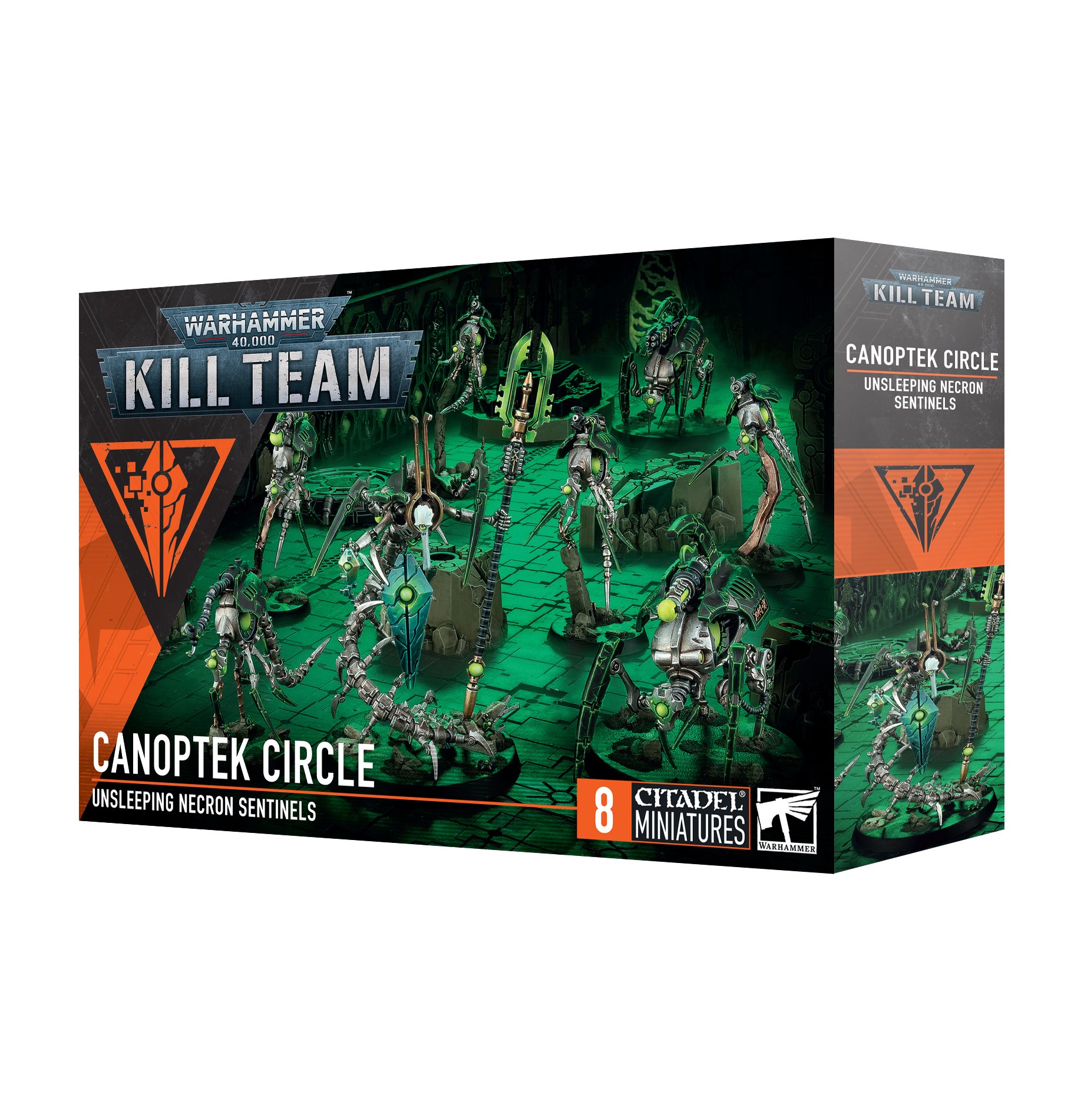 Canoptek Circle Unsleeping Necron Sentinels Kill Team Warhammer 40000 103-94 Box