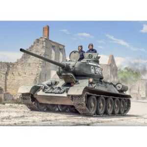 Italeri T34/85 Zavod Mod 1944 Tank 1/35 Scale 6758