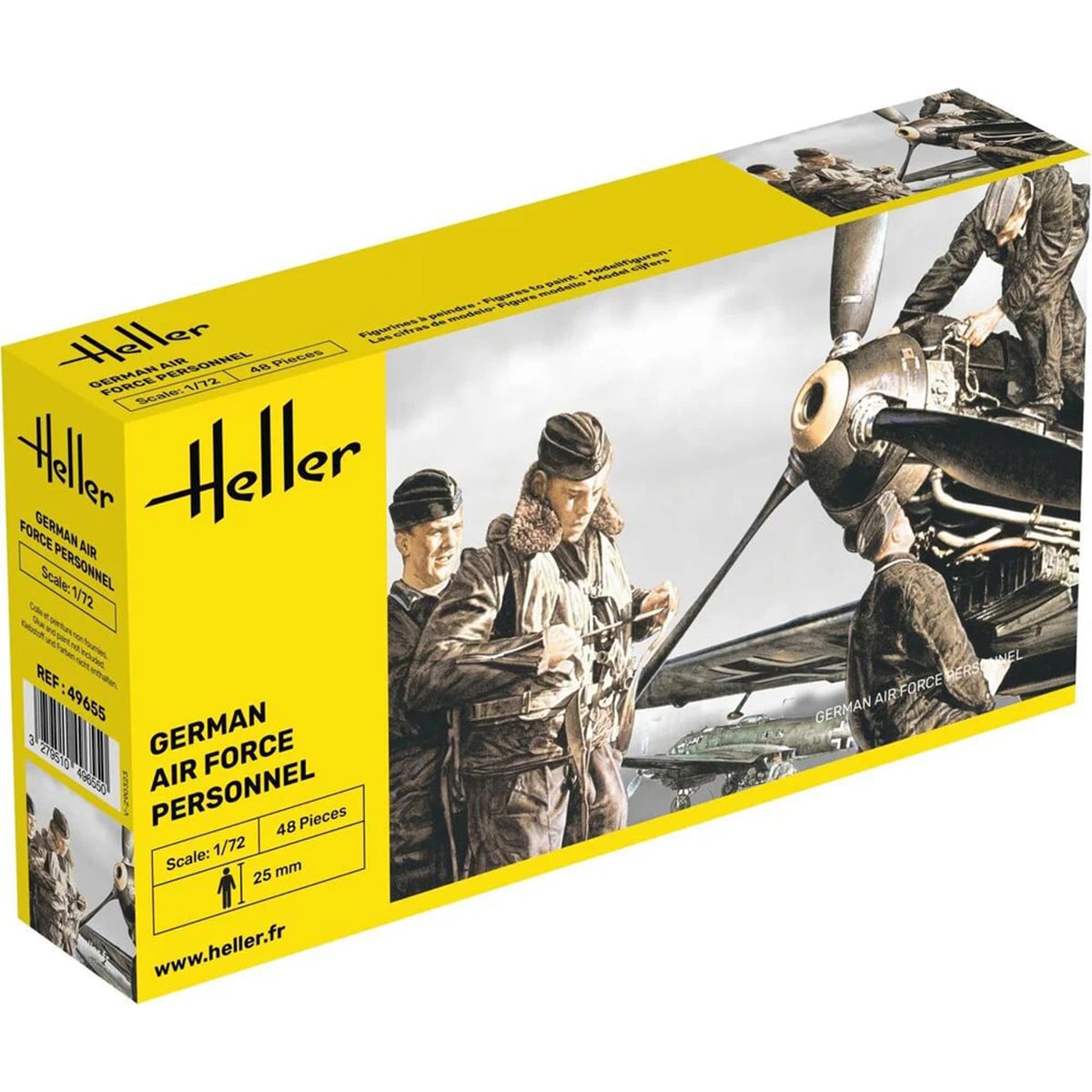 Heller German Military Personnel Luftwaffe 1/72 Scale 49655