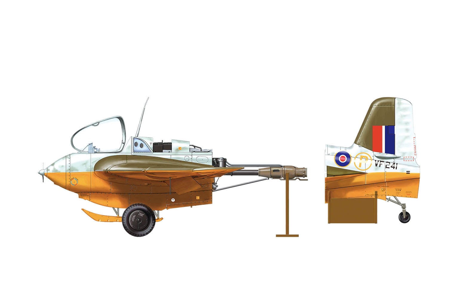 Meng Messerschmitt Me163B Komet Rocket Powered Intereceptor 1/32 Scale QS-001