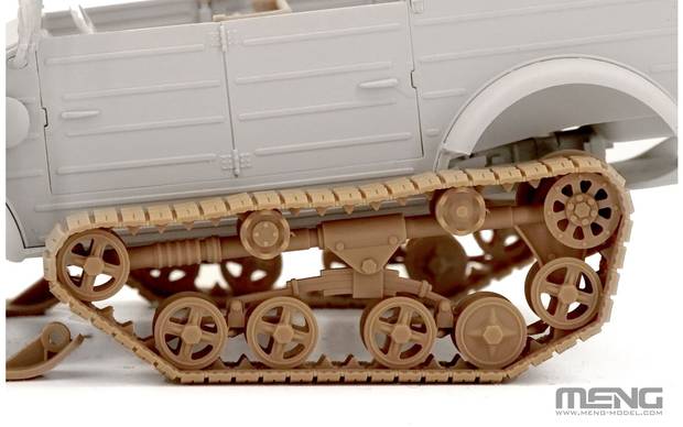 Meng German Pkw.K1 Kubelwagen Type 155 Half-Track 1/35 Scale VS-018