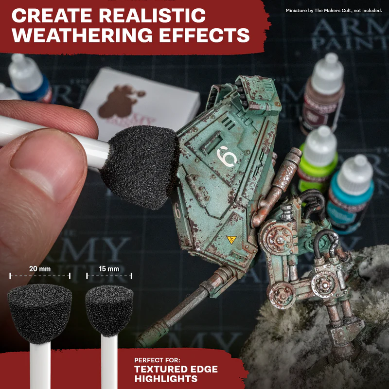 The Army Painter Set of 4 Foam Brushes TL5069