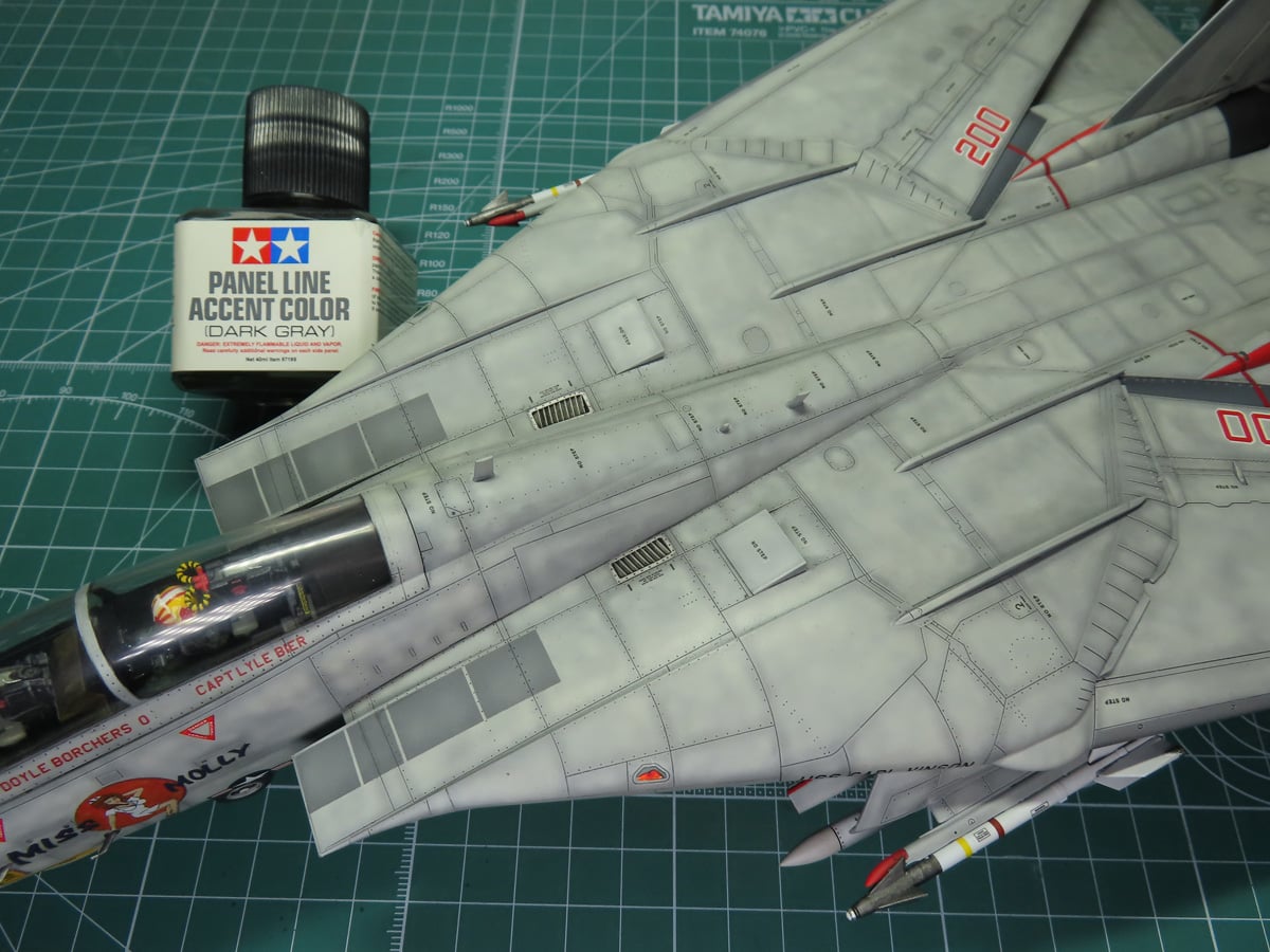 Using Dark Grey Panel Liner