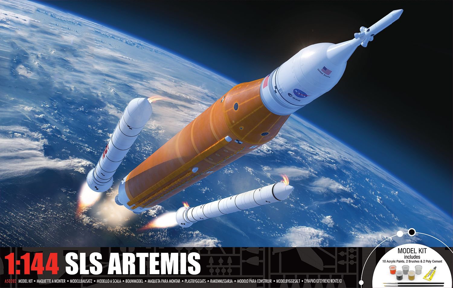 Airfix SLS Artemis Rocket 1/144 Scale A50202 Model Set