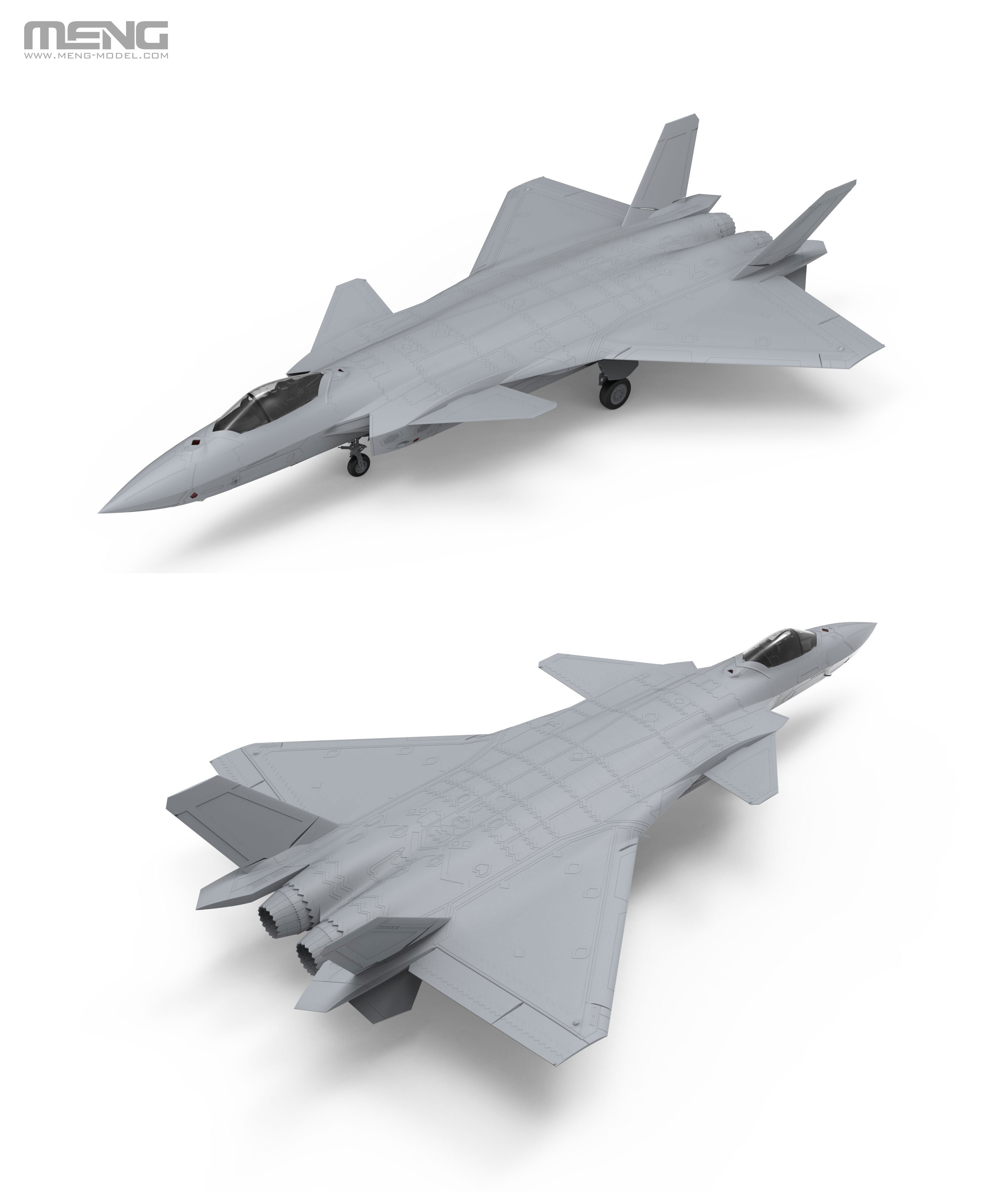Meng Chinese J-20 Stealth Fighter 1/48 Scale LS-002