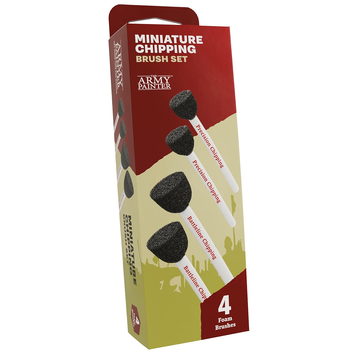 The Army Painter Set of 4 Foam Brushes TL5069