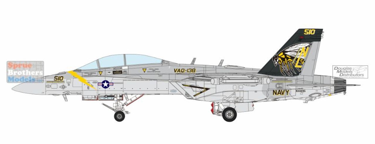 Meng Boeing EA-18G Growler Yellow Jacket 1/48 Scale LS-019