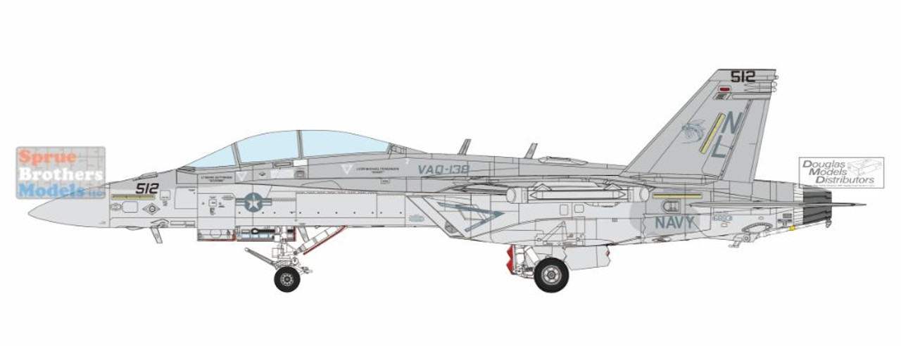 Meng Boeing EA-18G Growler Yellow Jacket 1/48 Scale LS-019