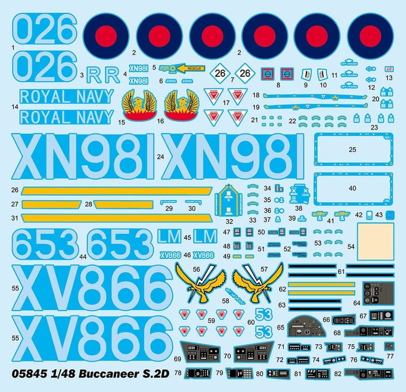 Trumpeter Buccaneer S.2D 1/48 Scale 05845