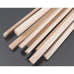 Balsa 1/4 x 3/8 x 36 inch Sticks 1076