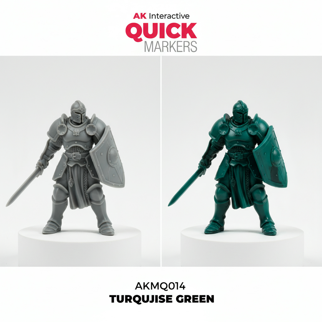 Turquoise Green Quick Marker AK Interactive AKMQ014